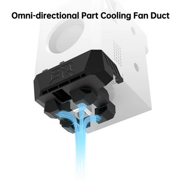 Panda Jet Cooling Fan Duct for Bambu Lab X1/P1 Hotend & Panda Revo