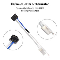 Ceramic Heater Thermistor 48W Upgrade Kit 300℃ High Temperature Sensor for bambu lab P1P & P1S