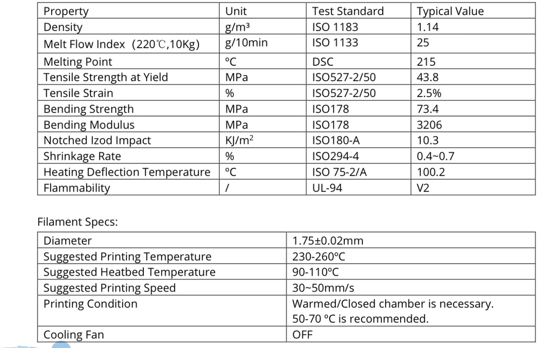 Orange ASA by LDO filament 1kg spool AMS friendly