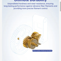 Panda Claw Extruder gear assembly for Bambu lab X1/P1 & A1