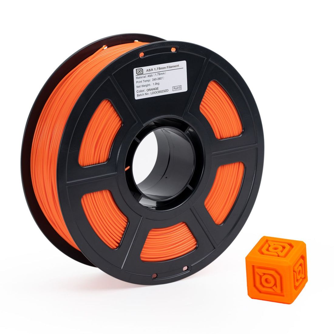 Orange ASA by LDO filament 1kg spool AMS friendly