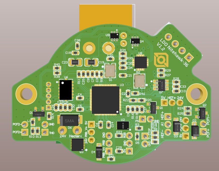 NiteHawk 36 (for round pancake motors) USB toolhead by LDO