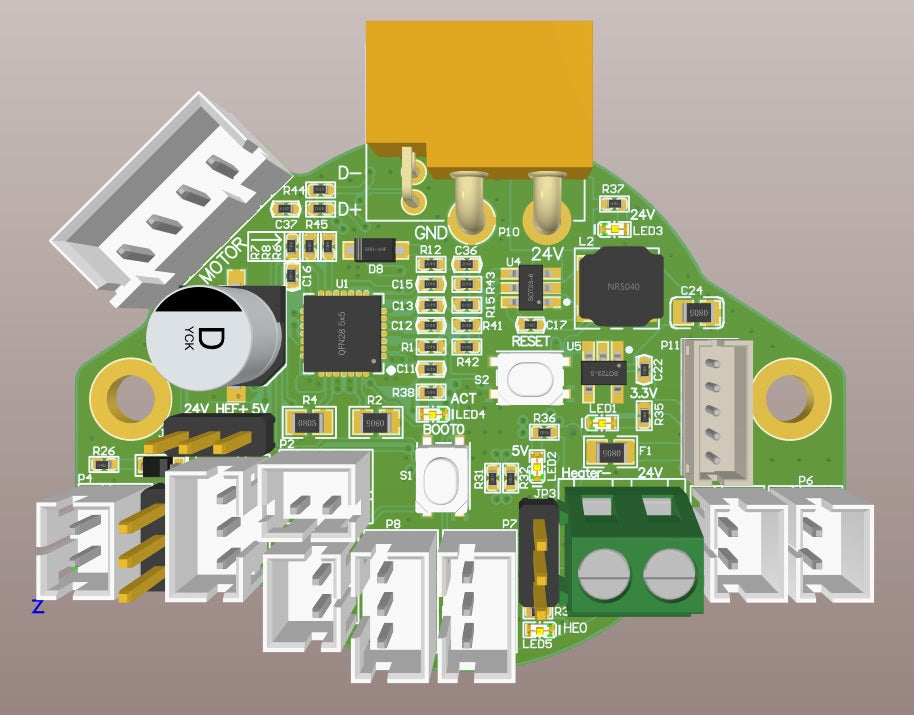 NiteHawk 36 (for round pancake motors) USB toolhead by LDO