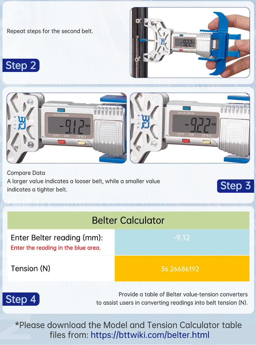 BIQU Belt Tension Gauge