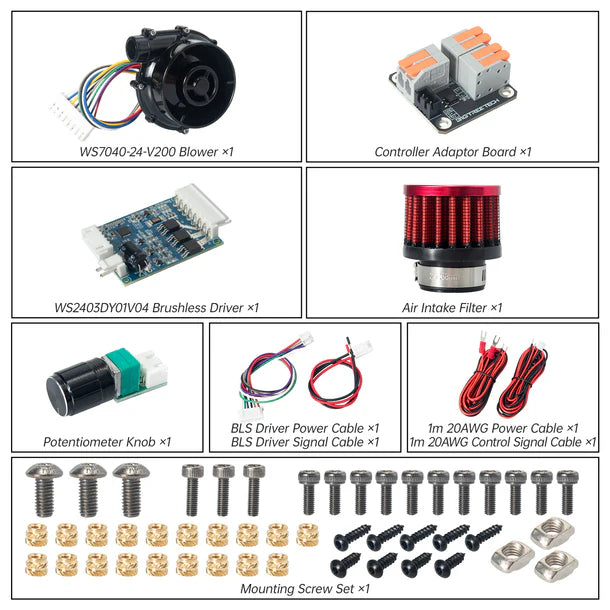 BIQU Universal Turbo Kit Cpap fan for 3d printer