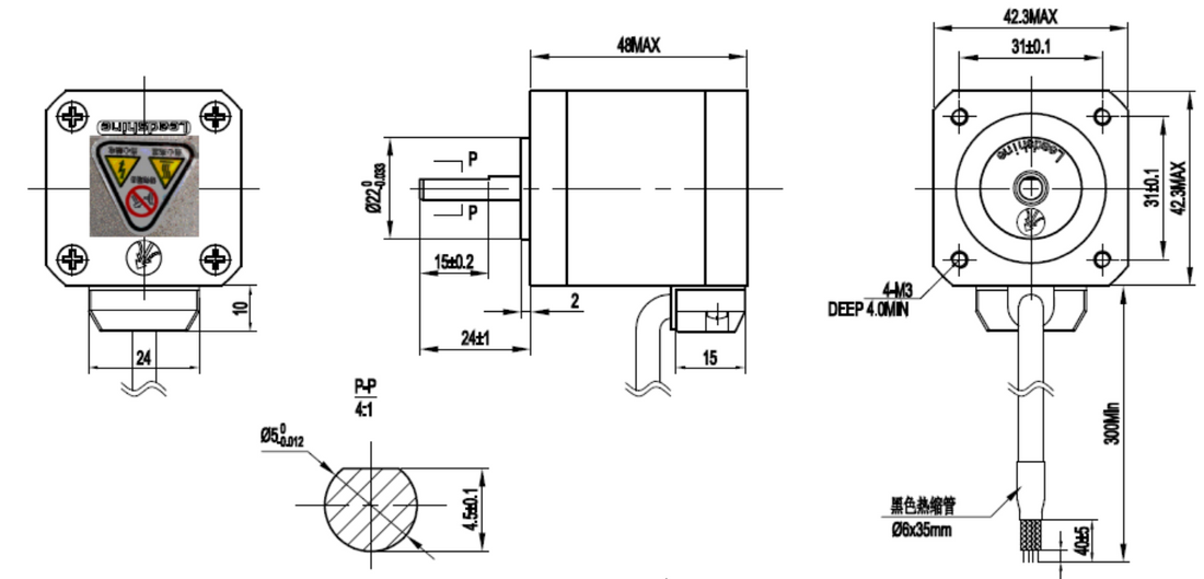 Leadshine 42CM06 Nema 17 Stepper motor